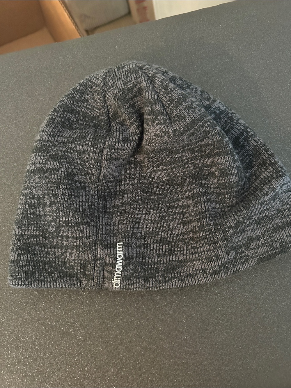adidas Climawarm Heathered Black/Grey Knit Beanie